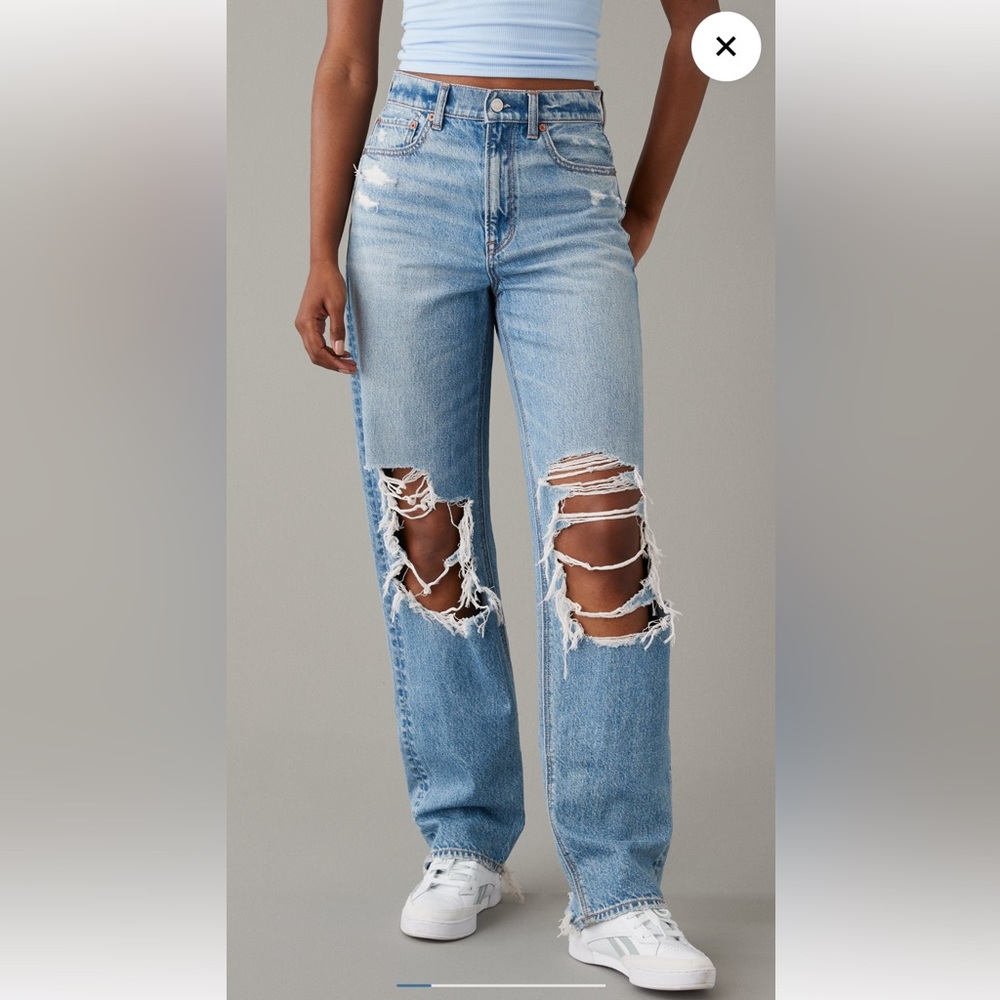 American Eagle Strigid Straight Leg Jeans